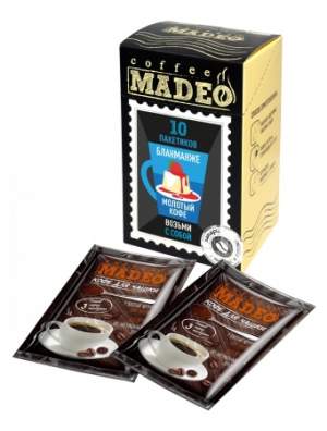 Кофе порционный молотый Бланманже Madeo™ 1...