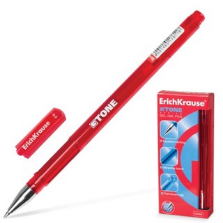 Ручка гелевая  ЕК G-TONE 0.5мм красная арт...