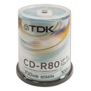Диск CD-R TDK 52х 700Mb