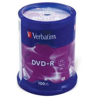 Диск DVD+R VERBATIM 16х 4,...