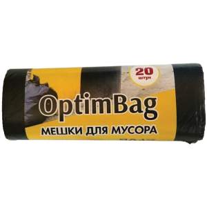 Мешки для мусора 30л Optim Bag ПНД, 10мкм,...