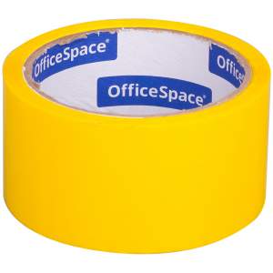 Скотч 48х40 OfficeSpace,желтая 45 мкм арт....