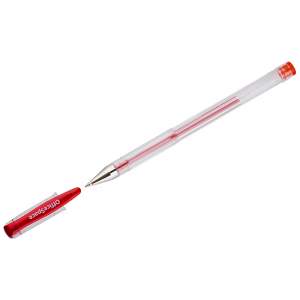 Ручка гелевая OfficeSpace красная, 0,5мм а...