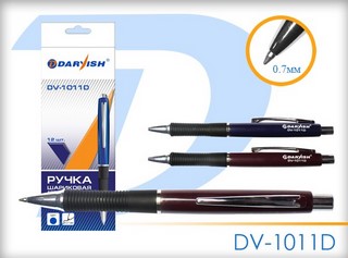 Ручка шариковая авт. Darvish 0,7мм синяя с...