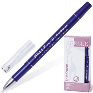 Ручка гелевая  ЕК Belle 0.5мм синяя