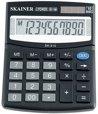 Калькулятор наст. 10-р.SKAINER SK-310ll