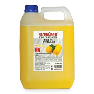 Мыло жидкое ЛАЙМА Лимон антибакт. 5л