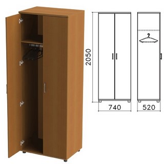 Шкаф для одежды Монолит (ш740*г520*в2050 м...