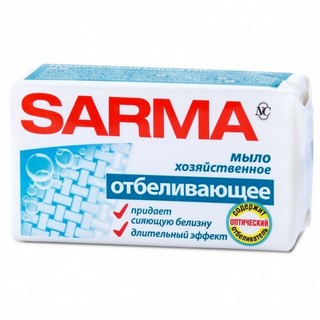 Мыло хозяйственное САРМА с отбел. эффект.