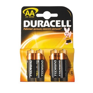 Батарейка АА/LR06 алкалин Duracell