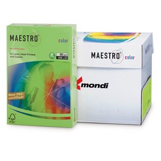 Бумага цветная Maestro 80г/м 500л. зелёная...