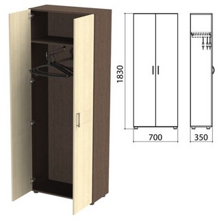Шкаф для одежды Канц, 700х350х1830 мм, цве...
