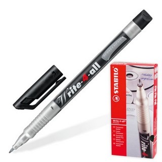 Маркер-ручка  перманентная STABILO 0.7мм ч...