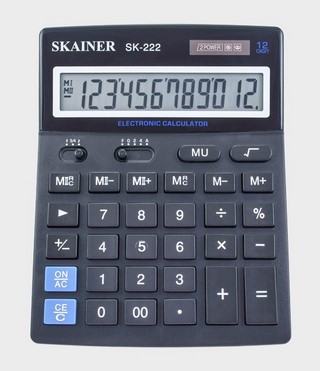 Калькулятор наст. 12-р.SKAINER SK-222