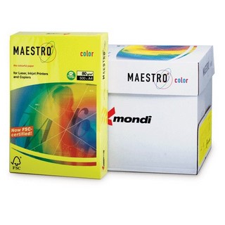 Бумага цветная Maestro 80г/м 500л. ярко-же...