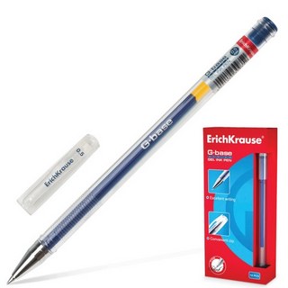 Ручка гелевая  ЕК G-Base 0.5мм синяя арт. ...