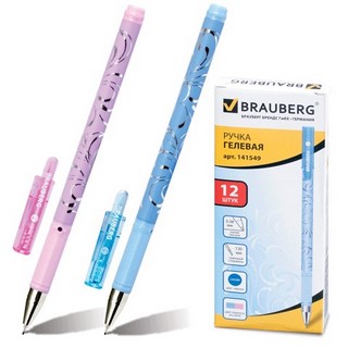 Ручка гелевая Brauberg Elegant 0.38мм синя...
