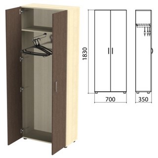 Шкаф для одежды Канц, 700х350х1830 мм, цве...